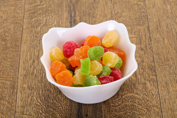 Sweet candied fruit