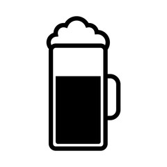 Beer glass icon