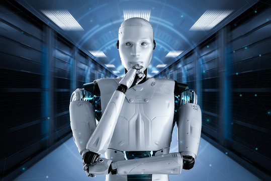 Robot with graphic display