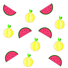 seamless patern with fruit object
