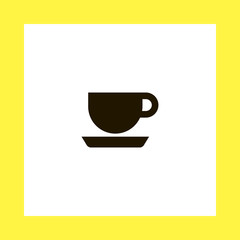 cup1 vector icon. flat design