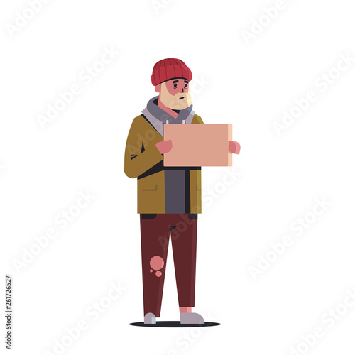 Poor Bearded Man Begging For Help Beggar Guy Holding Sign Board Homeless Jobless Concept White Background Horizontal Full Length Wall Mural Mast3r Poor Bearded Man Begging For Help Beggar Guy Holding Sign Board Homeless Jobless Concept White Background Horizontal Full Length Wall Mural Mast3r