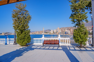 Naklejka premium Placa del castell in Benidorm. Costa Blanca Spain