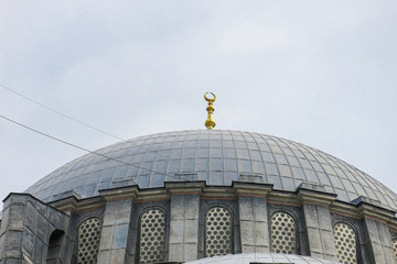 Fototapeta na wymiar detail of the Suleymaniye Mosque. Istambul, Turkey