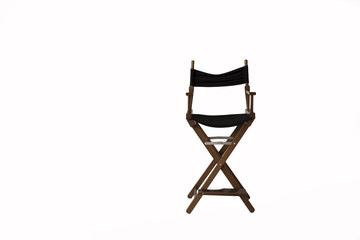 director's chair on a white background