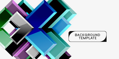 Abstract arrows composition background