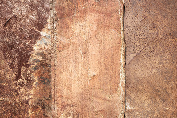 Metal rusty background texture, under corrosion paint with scratches