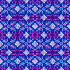 Mexican talavera ceramic tile pattern.