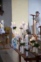 Communion candles in the Catholic Church