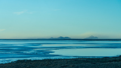 Obraz premium View towards the Westman Islands
