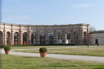 garden of Tea palace in Mantova
