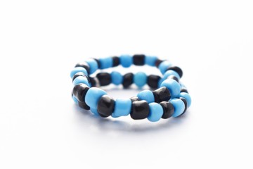 Glass Beads Bracelet on White Background, Isolated Beads Bracelet on White Background, Glass Beads Bracelet, Jewelry making, Jewellery Design, Handmade Jewelry, Handmade Beads Bracelet