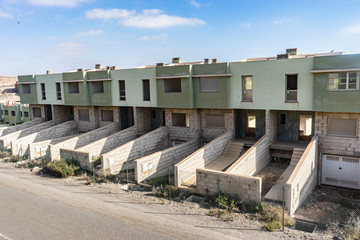 Unfinished Buildings on Fuerteventura Canary Islands Spain