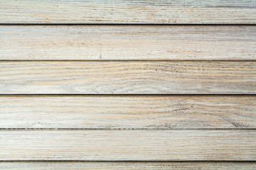 Obraz premium Surface from the thin boards of white color located horizontally.