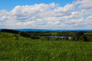 Fototapeta premium Riedering, Bayern