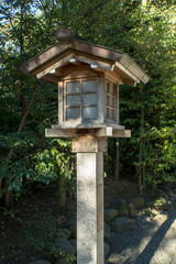 木製の灯篭