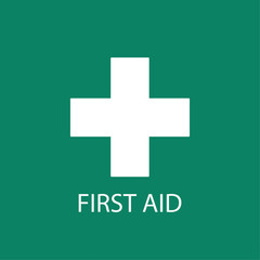 Obraz premium ID: 1350050411 First aid. Medical cross vector icon. Medicinal and pharmacy sign