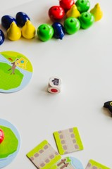 A board game lying on the table