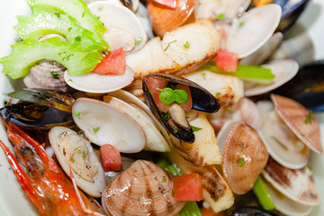 Fresh and delicious seafood dishes