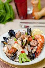 Fresh and delicious seafood dishes