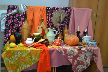 still life decoration on the table
