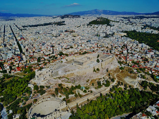 Naklejka premium Athen aus der Luft