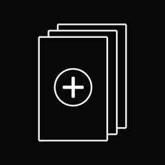 Fototapeta premium paper icon in trendy flat design