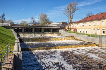 Dam on the Izhora River