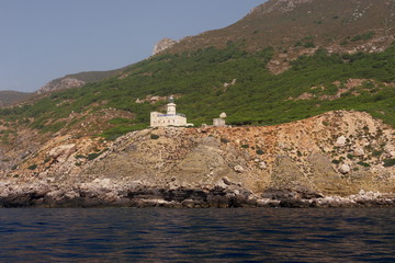 Lighthouse egadi islands sicily italy