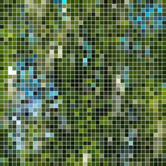abstract vector square pixel mosaic background