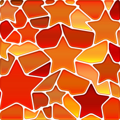 abstract vector stained-glass mosaic background