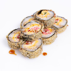 Sushi, rolls, fish