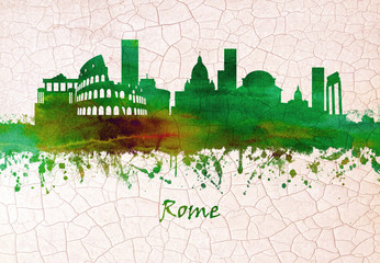 Rome Italy skyline