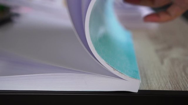 Open book for reading in library or classroom on wooden lecture. copy space for text. Education for study learning in university concept. Classic tone, selective focus.