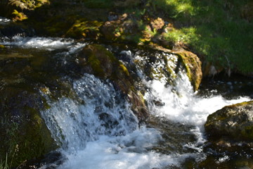 Fototapeta premium Scottish Landscapes - Highland Waterfall