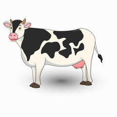 Cute cow cartoon