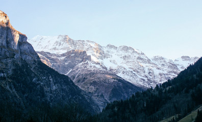 Obraz premium Lauterbrunnen, Switzerland in the Bernese Alps