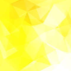 Background of geometric shapes. Yellow mosaic pattern. Vector EPS 10. Vector illustration