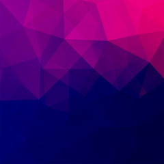Fototapeta premium Abstract polygonal vector background. Geometric vector illustration. Creative design template. Blue, pink colors.