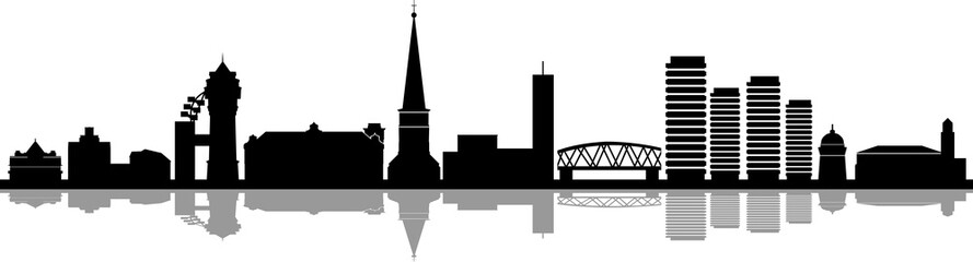 Obraz premium Mülheim Ruhr City Skyline