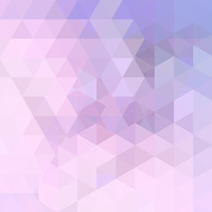 Background made of pastel pink triangles. Square composition with geometric shapes. Eps 10