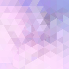 Fototapeta premium Background made of pastel pink triangles. Square composition with geometric shapes. Eps 10