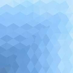 Geometric pattern, triangles vector background in blue tone. Illustration pattern