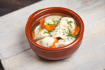 dumplings with meat