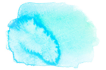 blue watercolor stain