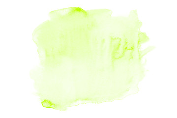 green watercolor stain