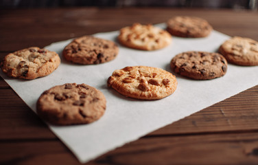 Milk chocolate cookies