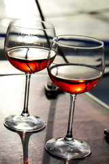 glasses of wine
