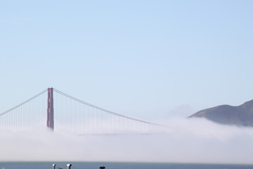 Fototapeta na wymiar Golden Gate Marin Side