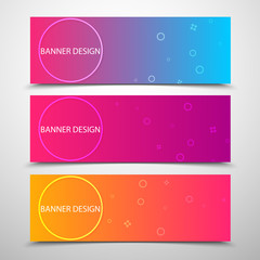 Abstract vector banners with geometric background ,annual report, design templates, future Poster template design